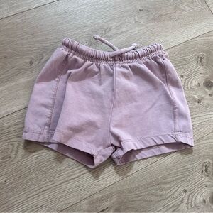 Zara pink shorts size 6-9 months